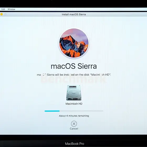 Réinstallation de votre système d'exploitation sur votre MacBook